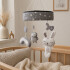 Móvil Musical Cuna Bebé Animalitos Peluche Giratorio 360° Blanco 1