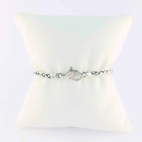 Pulsera de plata 925 y double en oro 18 ktes. Pulsera de plata 925 y double en oro 18 ktes.