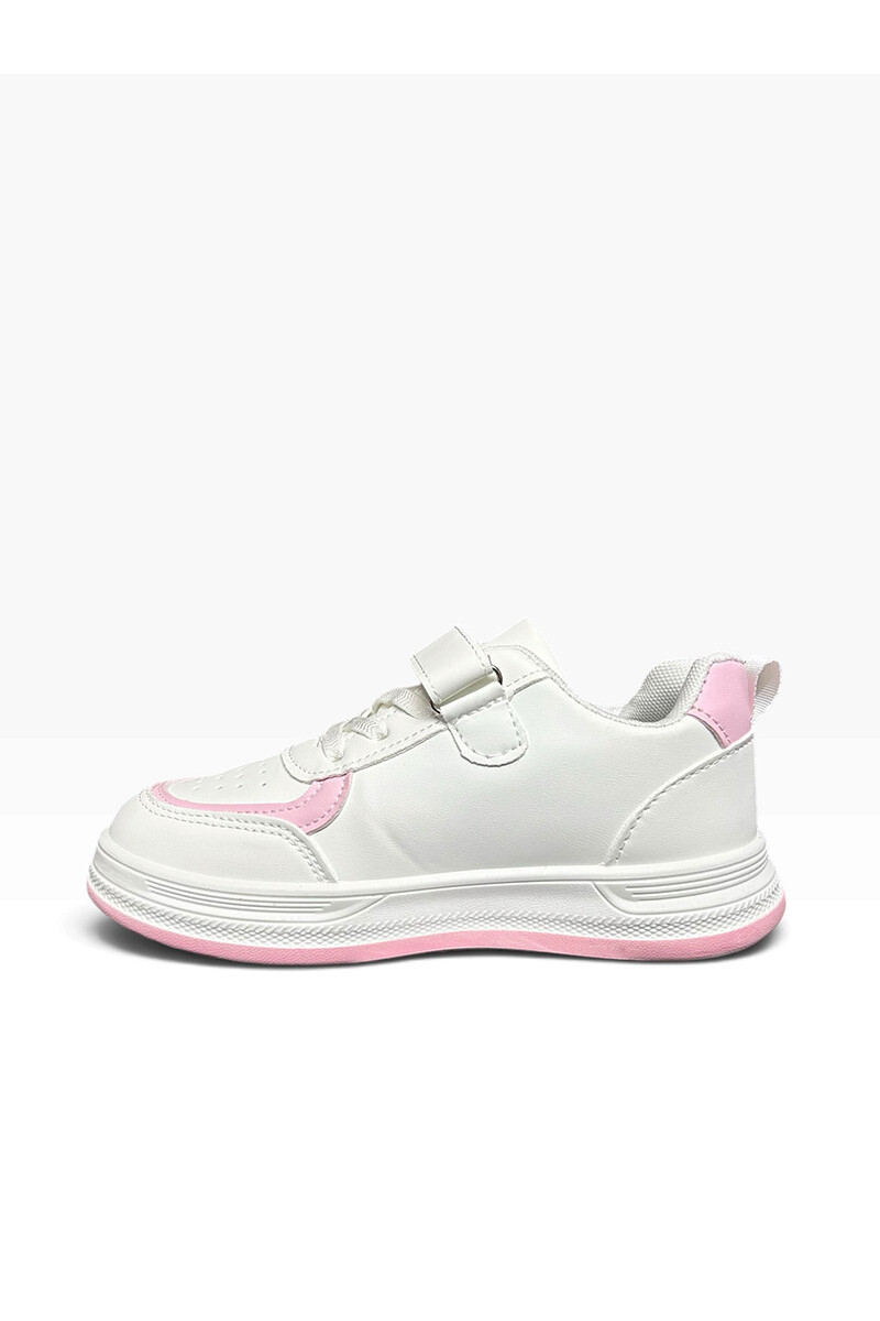 Champion deportivo niños con velcro Alestan 7202 Rosa