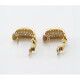 Caravanas en Oro 18 K Y Brillantes Caravanas en Oro 18 K Y Brillantes