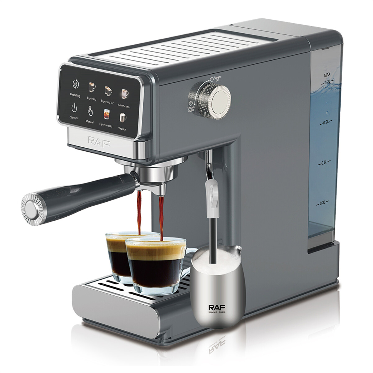 Cafetera Semiautomática Raf R.0208 1300w 1.2l - CAFETERA RAF SEMIAUTOMATICA R0208 