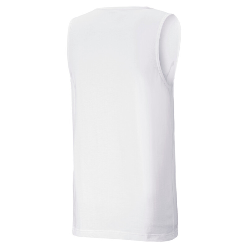 Remera Essentials Tank de Hombre Blanco