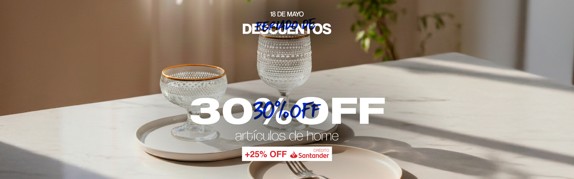 DDM - 20% NC HOME LANDING + 25% Santander