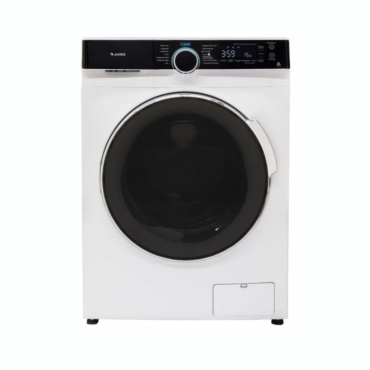 Lavarropas JAMES 1016 G3 Capacidad 10,5Kg Carga Frontal - Blanco 