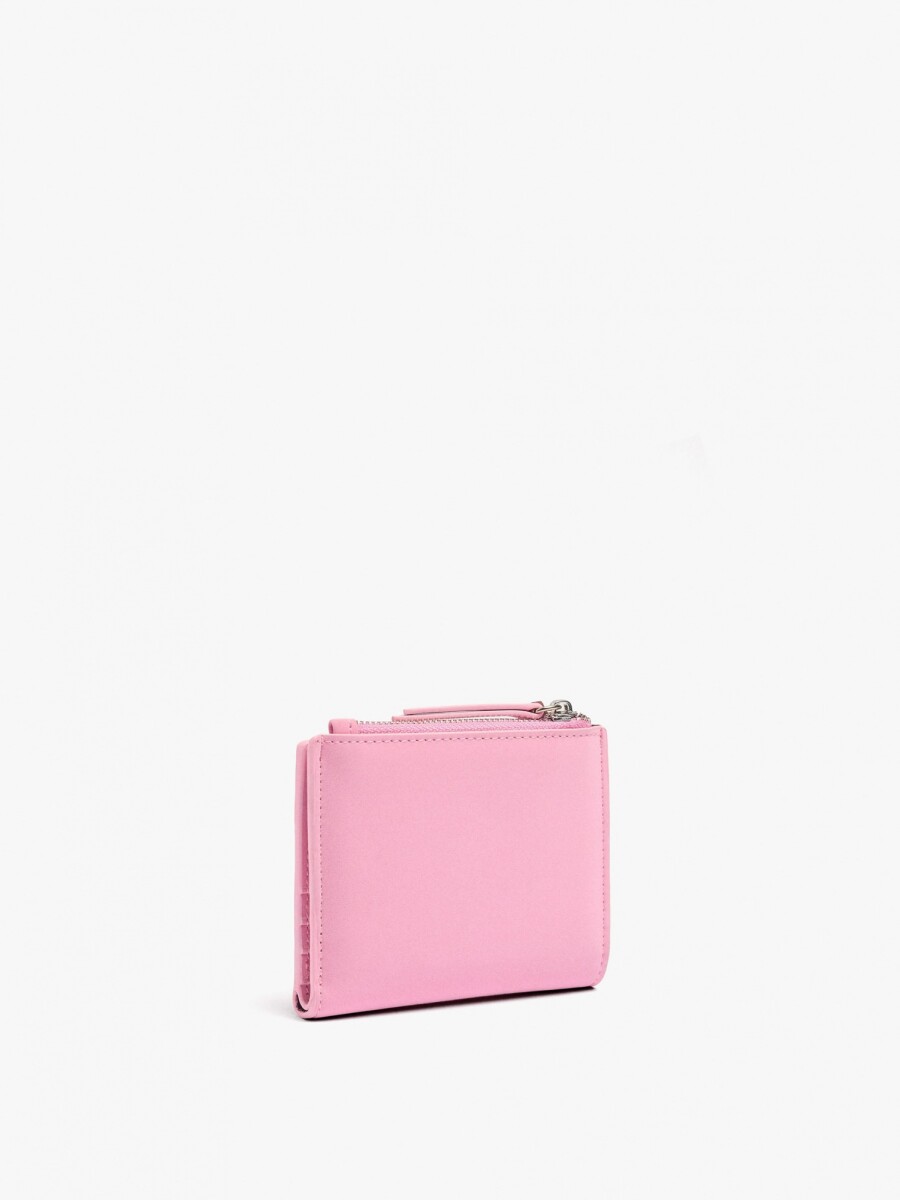 Cartera Con Textura Suave rosa