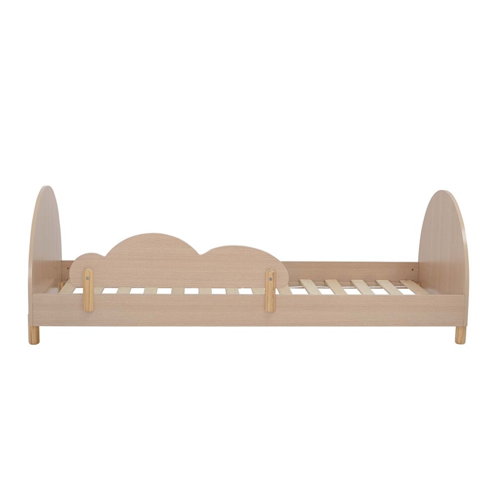 CAMA 1 PLAZA MDF NATURAL-BEIGE ARCOIRIS