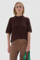 Knit T-shirt Jody Chocolate