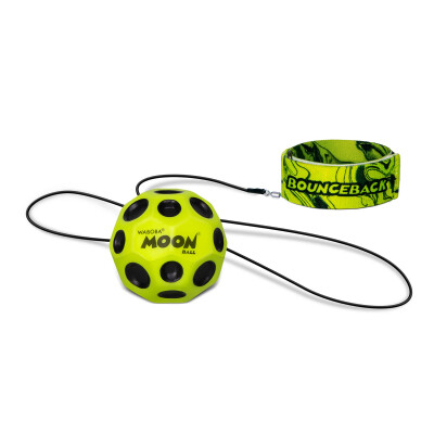 Pelota Moon Ball Rebote Waboba Amarillo Negro