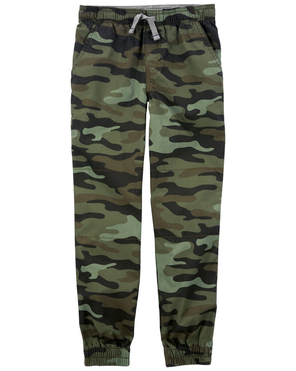 Pantalón Carters Popelina Camuflado - VERDE 