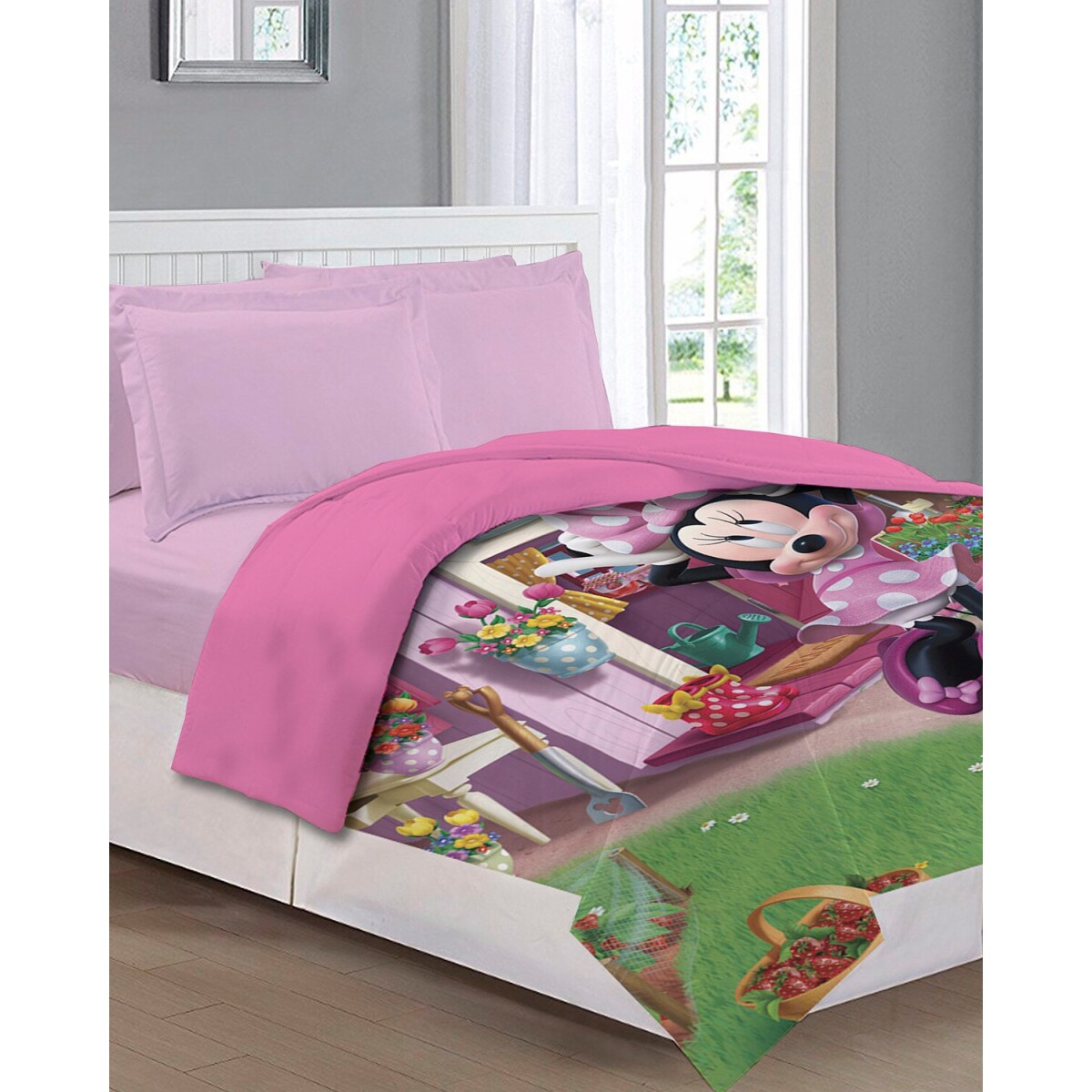 Acolchado infantil 1 plaza en poliéster - DISNEY MINNIE 
