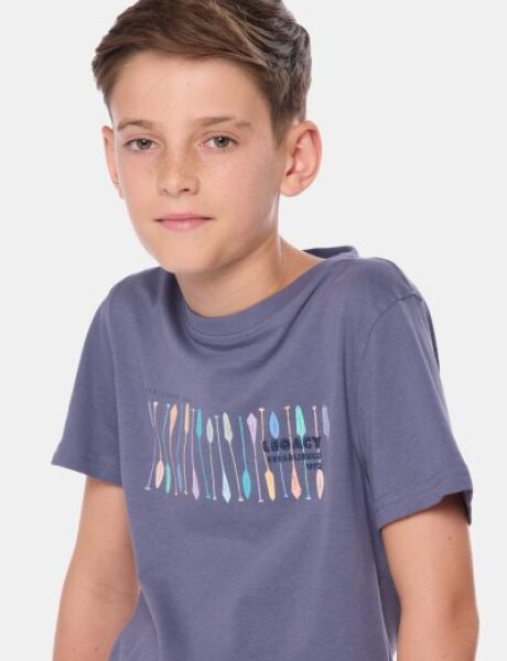 REMERA ESTAMPADA Lila