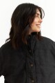 Campera con padding NEGRO