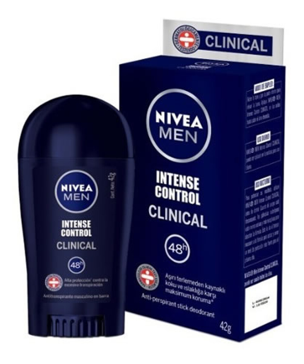 DESODORANTE NIVEA EN BARRA CLINICAL INTENSE MEN 