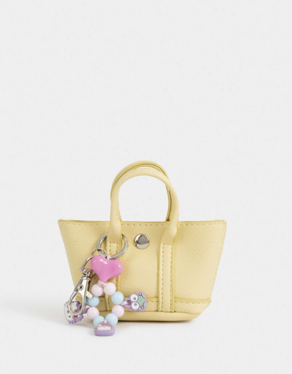 Monedero De Cartera Con Charm - Combinacion Multicolor 