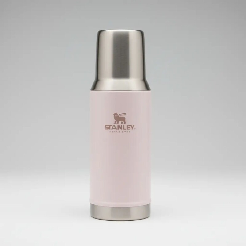 Termo Stanley Adventure To Go Bottle 1 L Para Café Té Infusiones Agua Y Viajes Rose Quartz