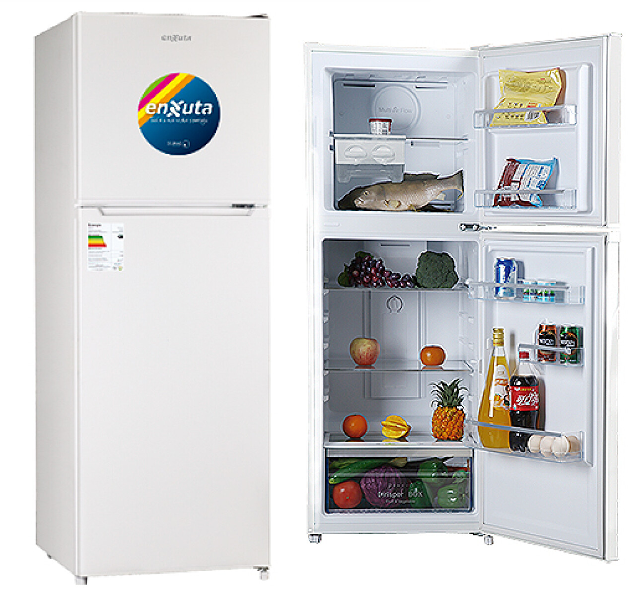REFRIGERADOR ENXUTA RENX 215 NFW Blanco 