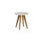 Mesa Lateral Classic - Redonda - Línea Manhattan Blanco