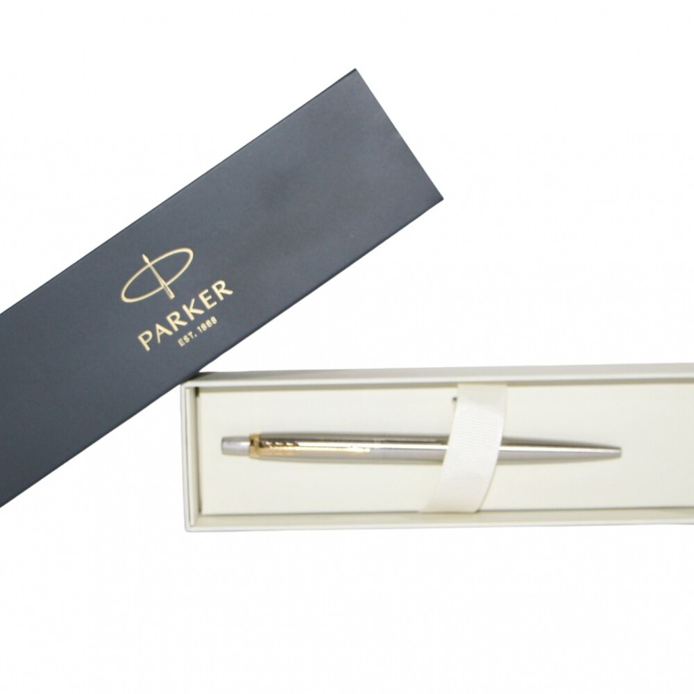 BOLIGRAFO PARKER JOTTER CLIP ORO TINTA AZUL BOLIGRAFO PARKER JOTTER CLIP ORO TINTA AZUL