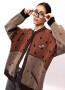 Cardigan VARSITY Chocolate