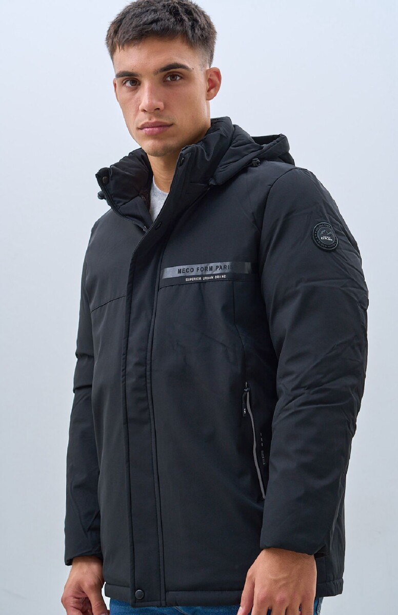 CAMPERA OXX 1702 TAPA CIERRE - NEGRO 