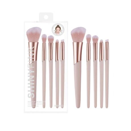 Set brochas pink 5pcs Set brochas pink 5pcs