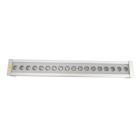 Bañador lineal LED 18P 20W 976lm cálido 10° IP65 TP0310