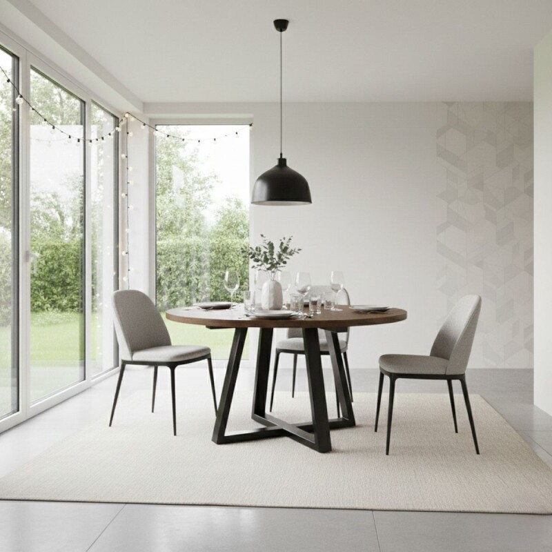 MESA COMEDOR REDONDA HM DISCONT (CD) Unica