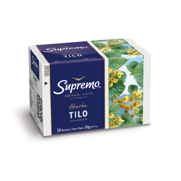 TE SUPREMO TILO x 20 sob Unica