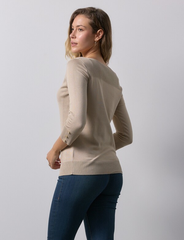 Buzo Ribs BEIGE