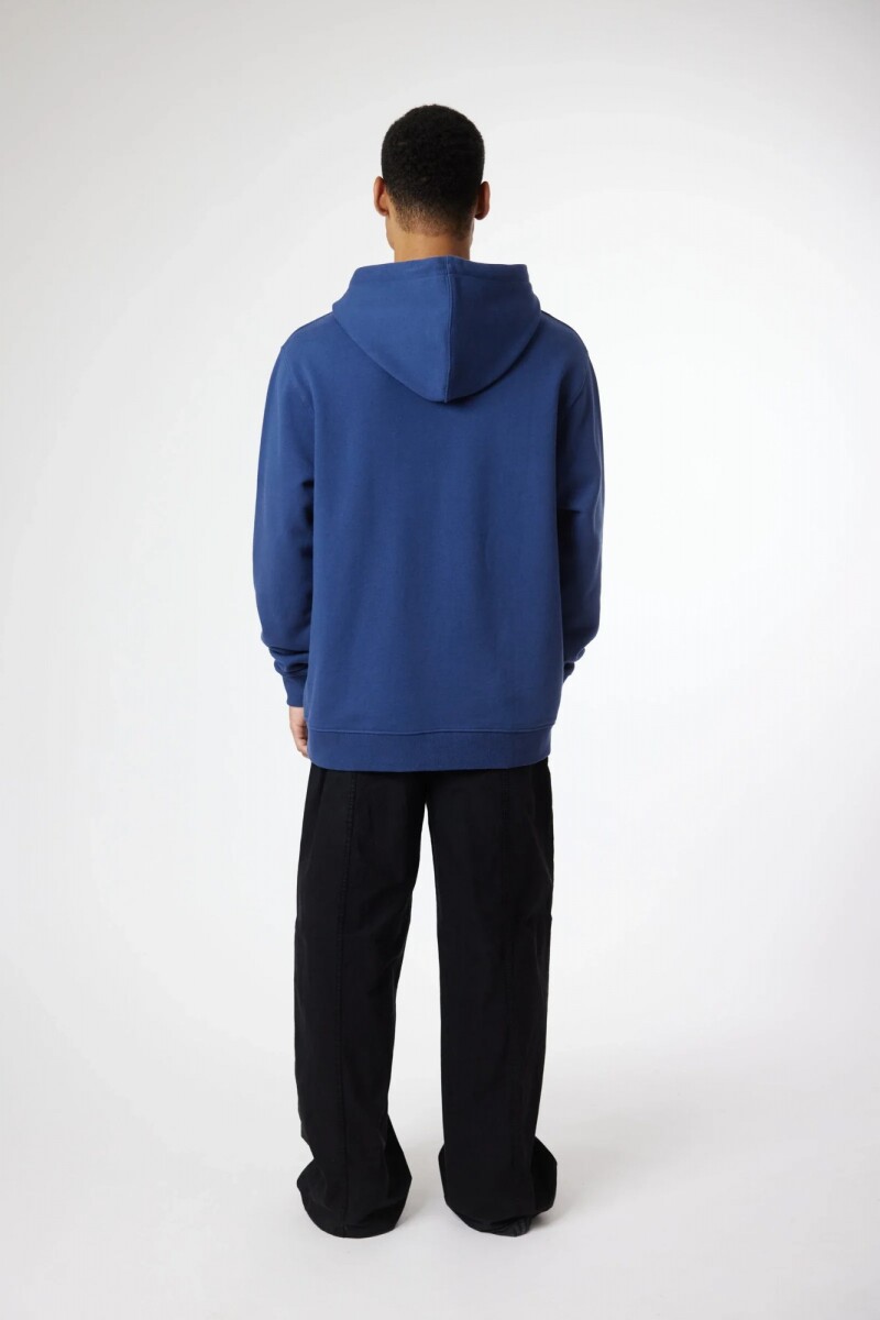 PATCH FULL ZIP HOODIE Azul