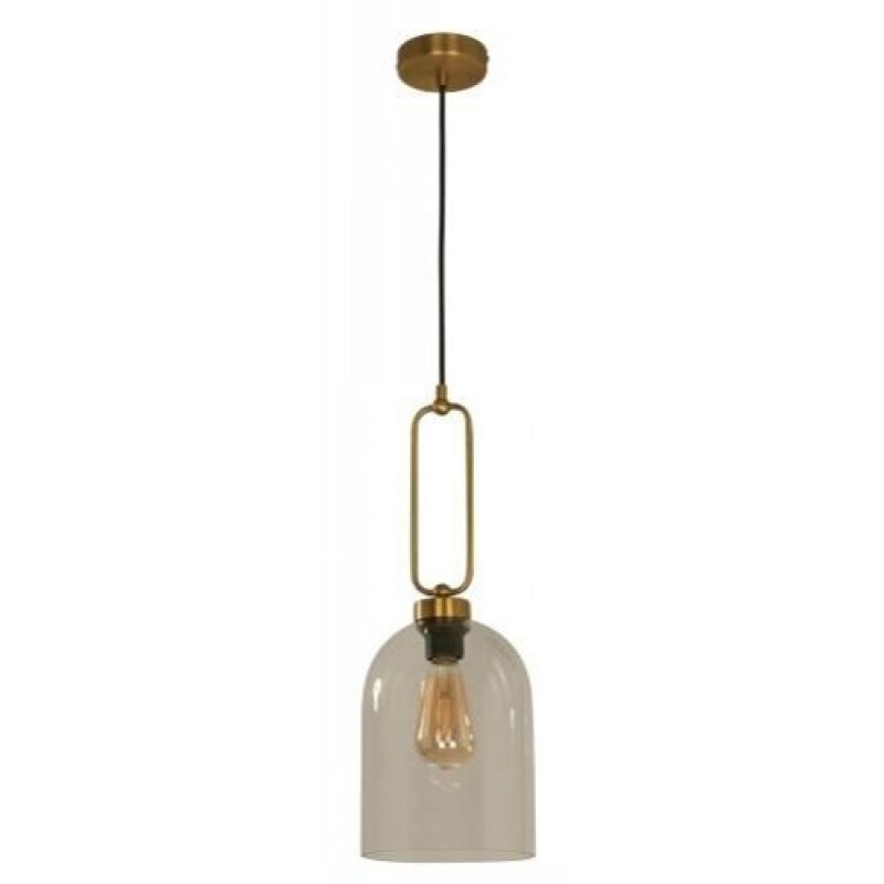 COLGANTE 1L VIDRIO CON BRONCE E27 COLGANTE 1L VIDRIO CON BRONCE E27