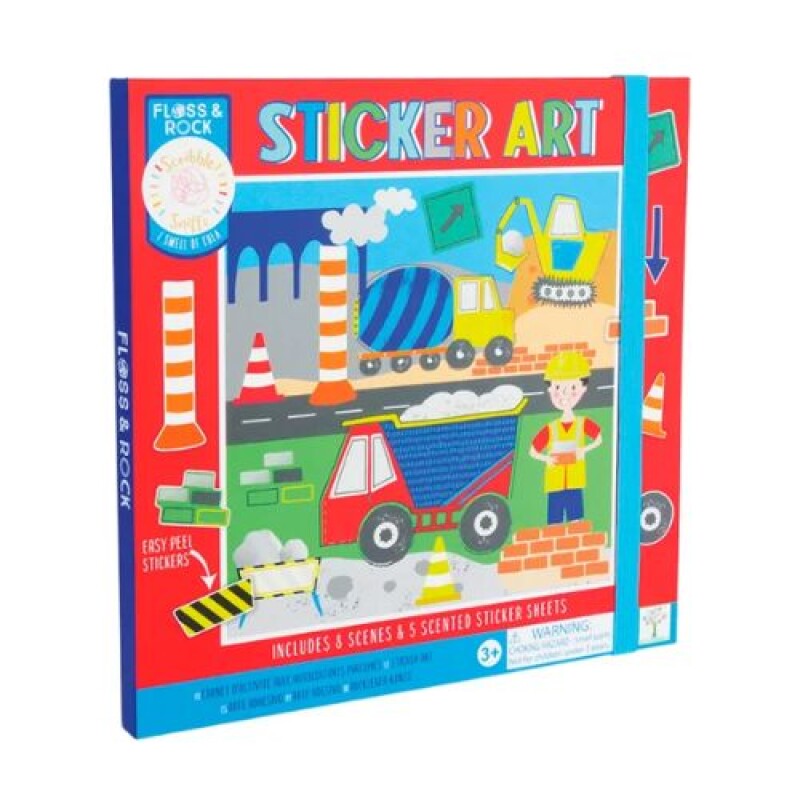 Libro de stickers Floss y Rock - Construccion Libro De Stickers Floss Y Rock - Construccion