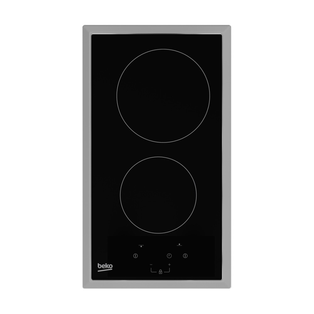 Anafe vitrocerámico 30cm 2 zonas Beko HDMC 32400 TX Anafe vitrocerámico 30cm 2 zonas Beko HDMC 32400 TX