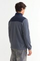 Campera de polar con corderito GRIS