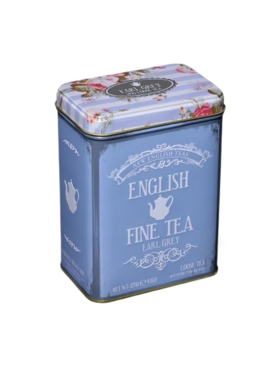 Té New English Teas - Earl Grey - Lata 125gr 