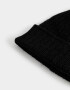 Gorro Clasico Gorro Tejido Con Pompón - Negro