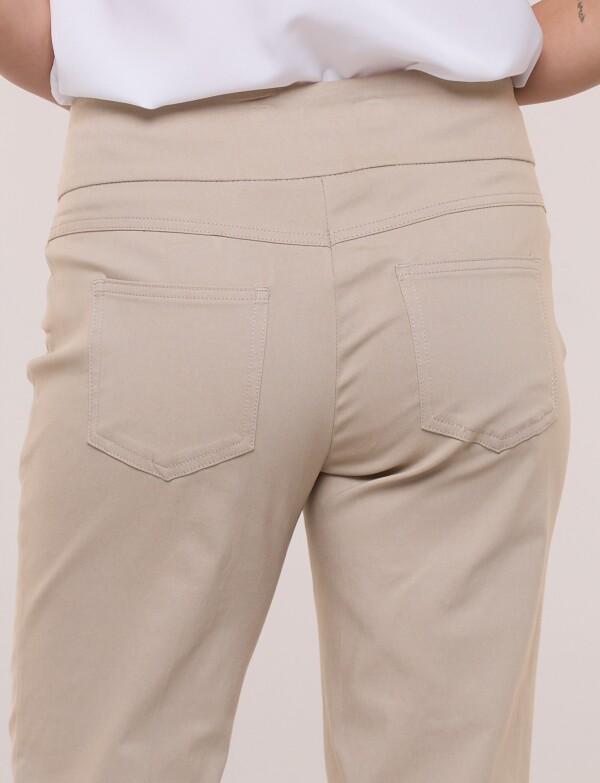 Pantalon Pull On BEIGE