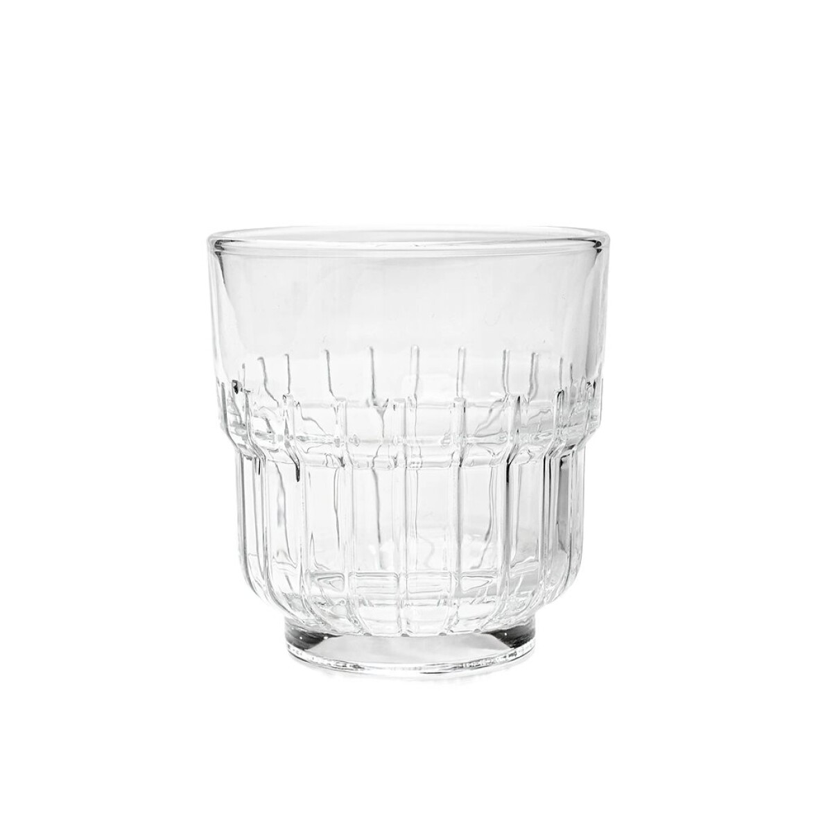 Vaso 270Ml Transparente Apilable Zafiro 