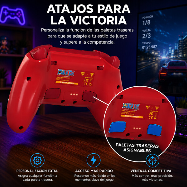 Joystick Fantech One Piece Luffy Pc Ps3 Ps4 Wgp14v2 JOYSTICK WGP14 LUFFY ONE PIECE INALAMB