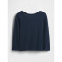 V-FRCH LS LOGO TEE TAPESTRY NAVY