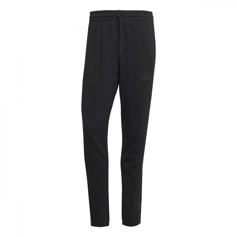 Pantalón Largo Essentials French Terry de Hombre Negro