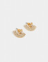 Aros Pasantes Con strass Aros Con Strass - Dorado