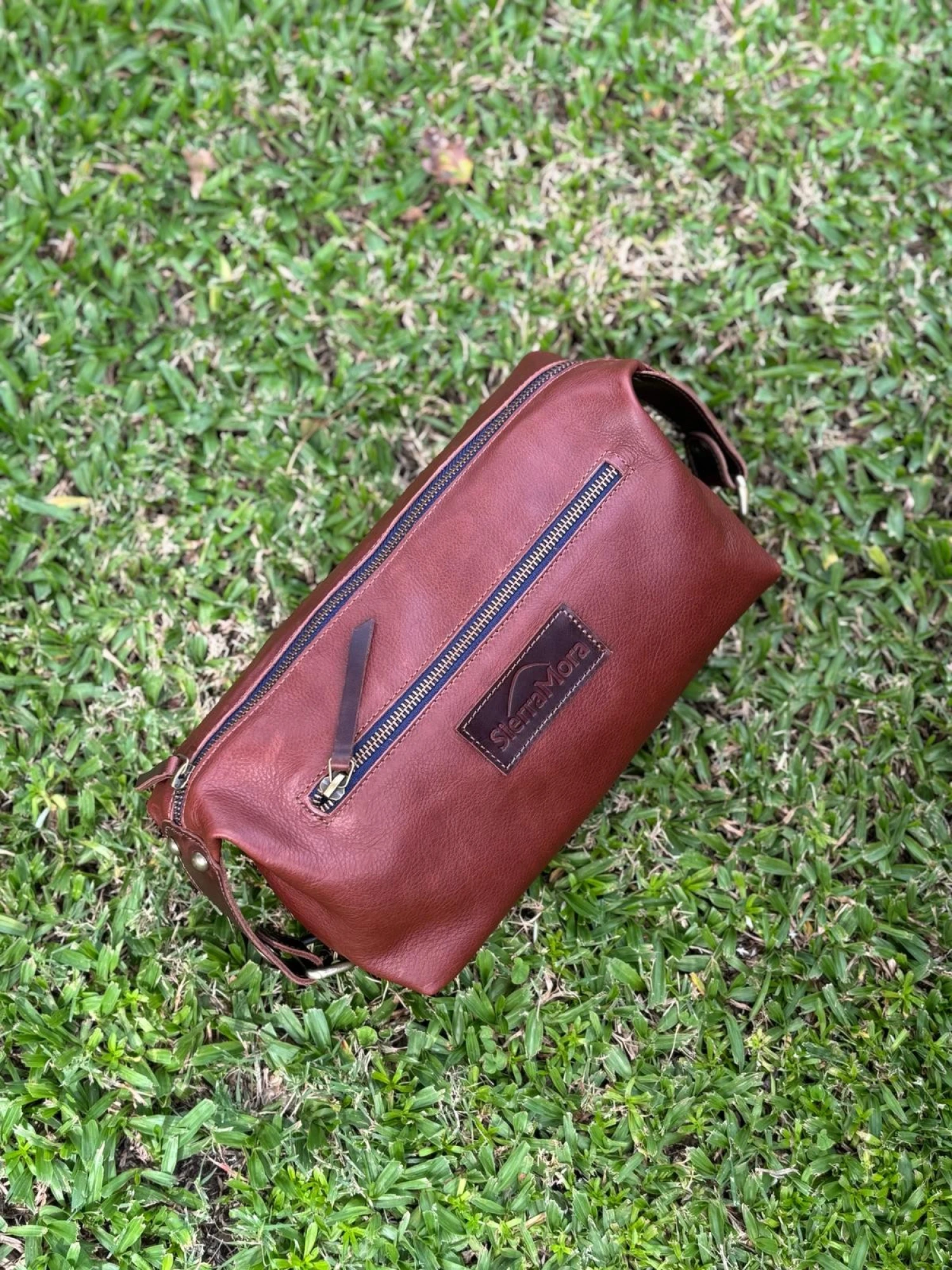 Necessaire de Cuero - Caramel