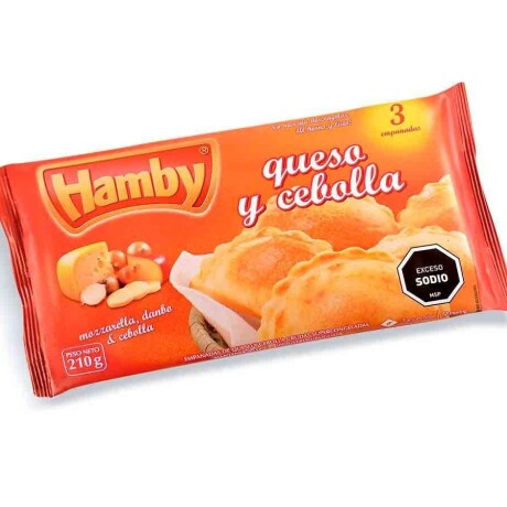 EMPANADAS HAMBY QUESO Y CEBOLLA X 3 EMPANADAS HAMBY QUESO Y CEBOLLA X 3