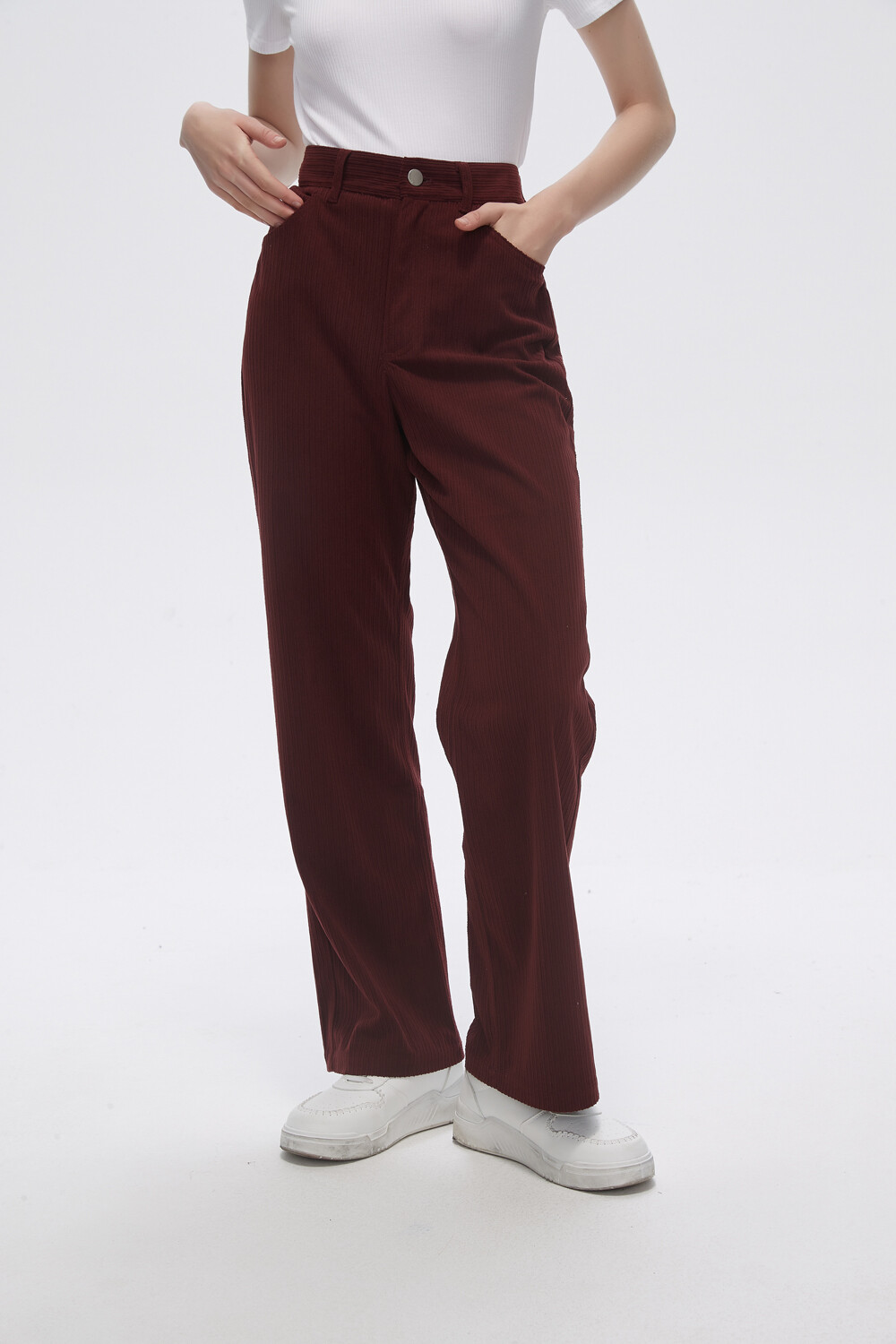 Pantalon Tesiyo Bordeaux Oscuro