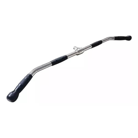 Barra Amplia Acero P/polea 90cm Musculación Fitness Negro