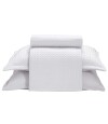 Juego Colcha y Funda Dohler Provenza Queen 100% Microfibra Blanco