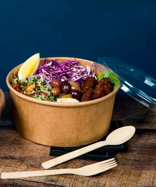 Bowl descartable de kraft 700 ml - 45 unidades Bowl descartable de kraft 700 ml - 45 unidades