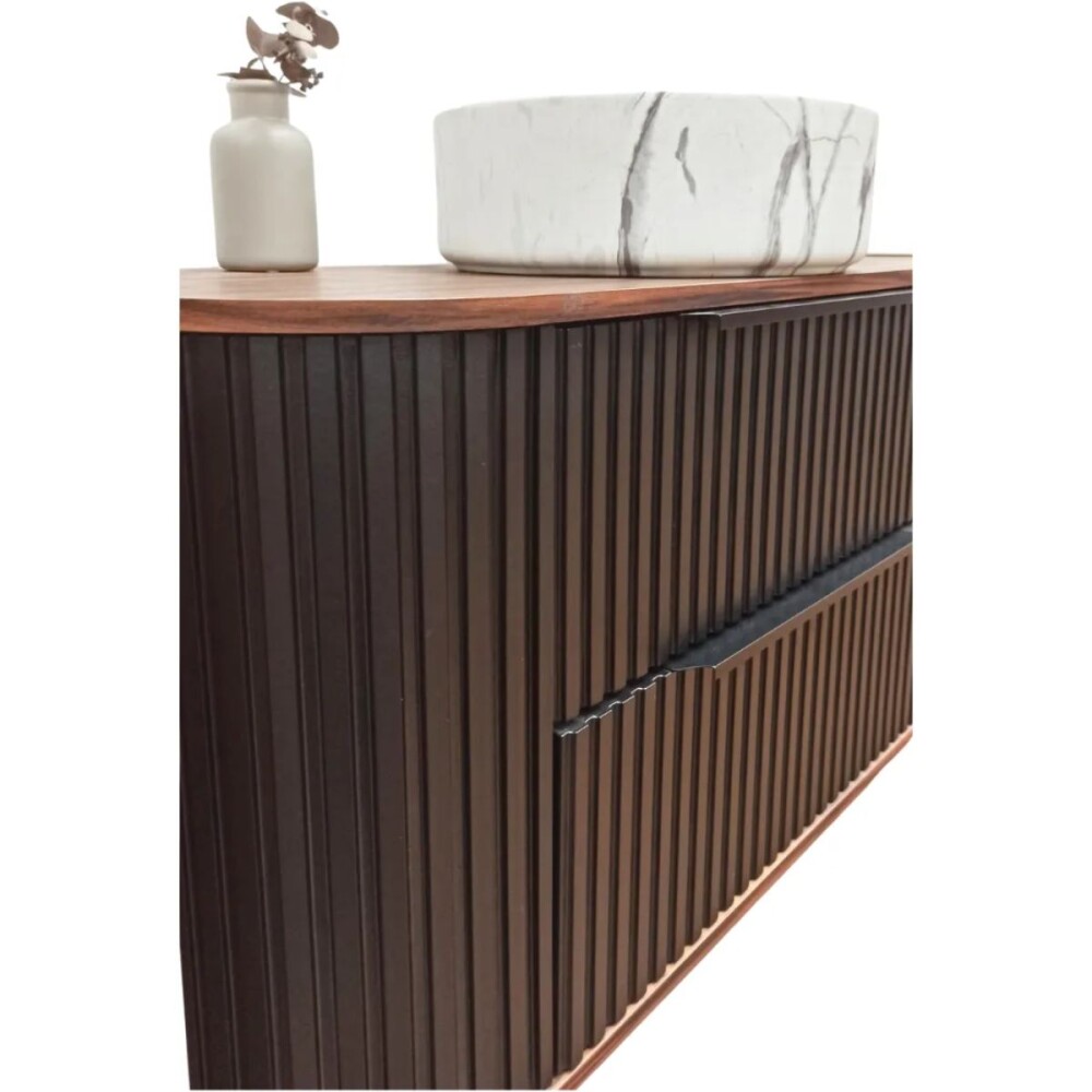 Mueble de baño Alice Suspendido 100cm Negro botiquín Gabriela 90 cm Cacau Mueble De Baño Alice Suspendido 100cm Negro Botiquín Gabriela 90 Cm Cacau