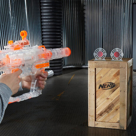 Nerf Lanzador Pistola Dardos Hasbro + Mira + Láser Nerf Lanzador Pistola Dardos Hasbro + Mira + Láser